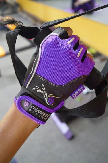 Рукавички для фітнесу Power System PS-2570 Woman’s Power жіночі Purple XS | Зображення 9