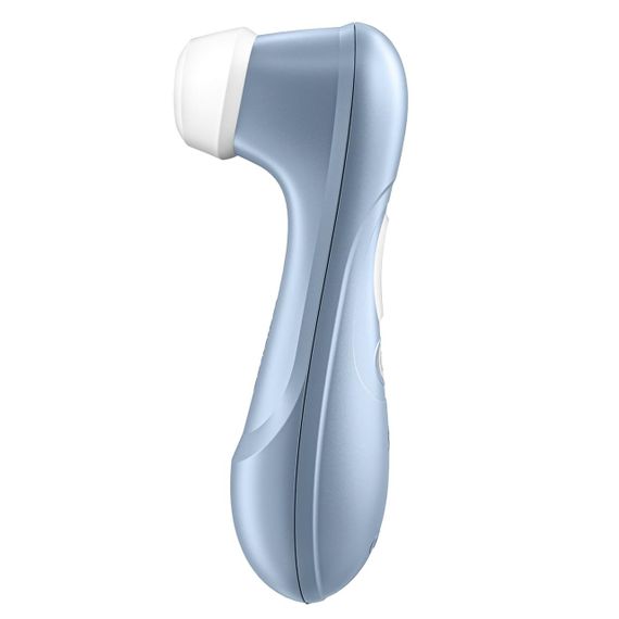 Вакуумний кліторальний стимулятор Satisfyer Pro 2 — безконтактна Air Pulse, 11 рівнів, IPX7, голубий, USB | Зображення 6