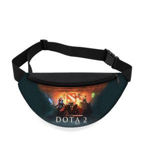 Дитяча сумка-бананка Dota 2 32х15 см на пояс або через плече (5833)
