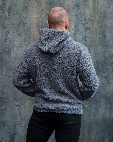 Худи Ведмедик серый S M | Зображення 4