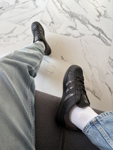 Кросівки  Superstar x Dime Black (якість) 1039 | Зображення 8