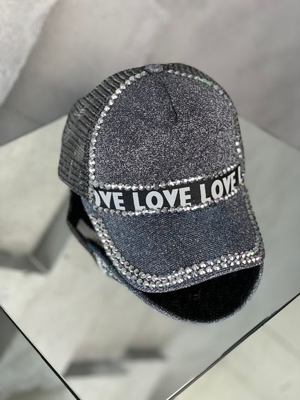 Джинсова кепка "Love" Носи своє 56 Сірий (2310-01) | Зображення 5