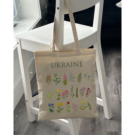 Екошопер BookOpt BK4083 Польові квіти, бежевий | Зображення 5