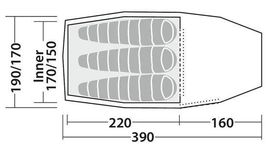 Намет тримісний Robens Sage 3 Pro (130401) | Зображення 3