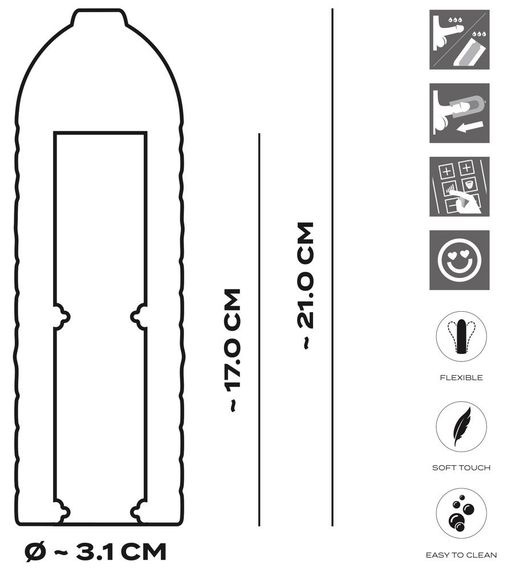 Змінний рукав для мастурбатора Suck-O-Mat 3 Performance Sleeve XL Sex Aura | Зображення 7