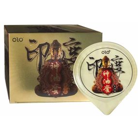 Презервативы Olo GOLD Indian god oil 10шт с точечным и пролонгирующим эффектом Sex Aura