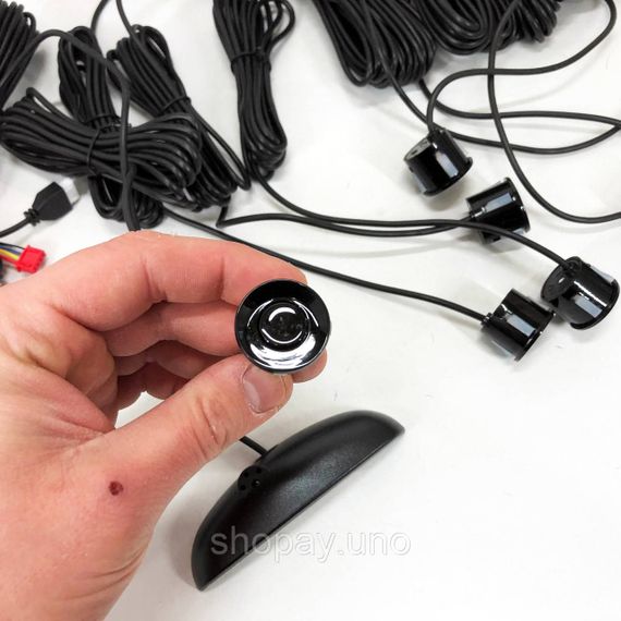Парктронік (паркувальний радар) Assistant Parking Sensor, 8 чорних датчиків QK-62 | Зображення 7