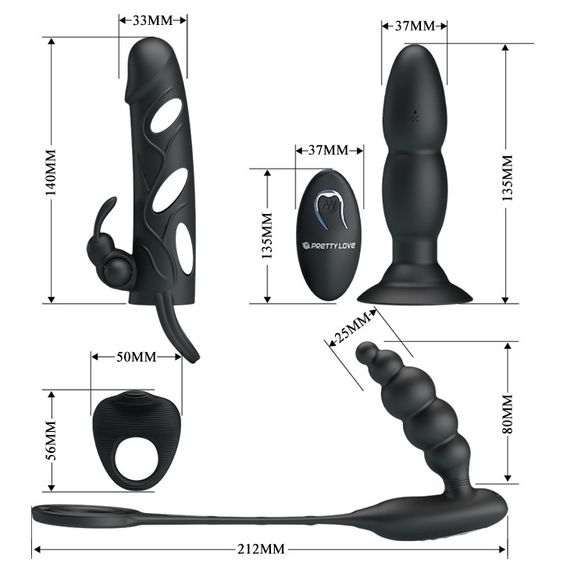 Вибронабор мужской Master Hunter Sex Aura | Зображення 9