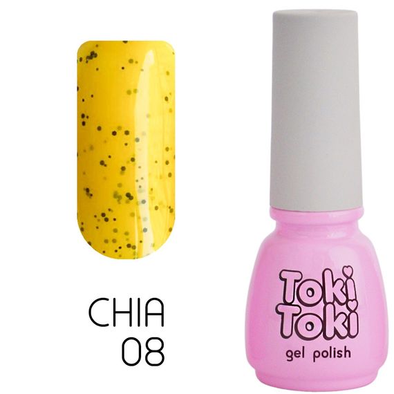 Гель-лак Toki-Toki Chia 08 теплый желтый 5мл | Зображення 1
