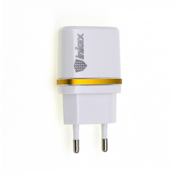 Мережевий зарядний пристрій INKAX CD-11 з кабелем microUSB | Зображення 2