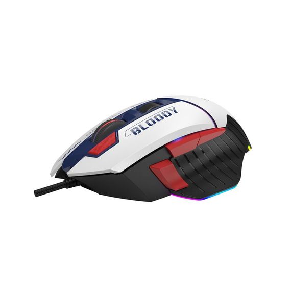 Миша ігрова A4Tech W95 Max Bloody, колір білий, активоване ПЗ | Зображення 2