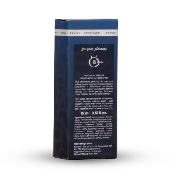 Чоловічі духи Miyoshi Miyagi INSTINCT feromon parfumes 15ml HOMME sexstyle | Зображення 3