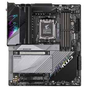 Материнская плата GIGABYTE X670E AORUS MASTER sAM5 X670 4xDDR5 M.2 HDMI DP Wi-Fi BT mATX X670E_AORUS_MASTER