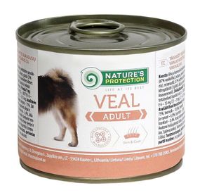 Корм Nature's Protection Adult Veal влажный с телятиной для взрослых собак всех пород 200 гр