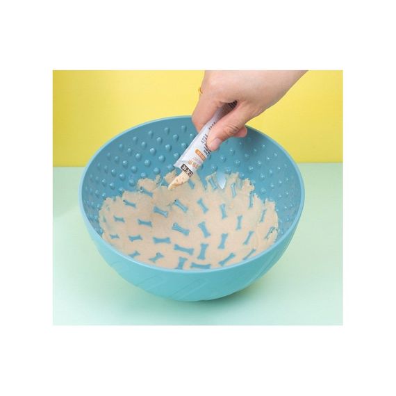 Миска WahoPet для собак для повільного годування пластикова блакитна | Зображення 3