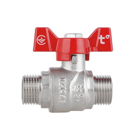 Кран кульовий Thermo Alliance Forte 1/2" НР для води (метелик) SF606W15 | Зображення 4