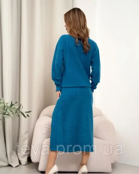 Костюм колір бірюзовий розмір L FI_009363 | Зображення 2