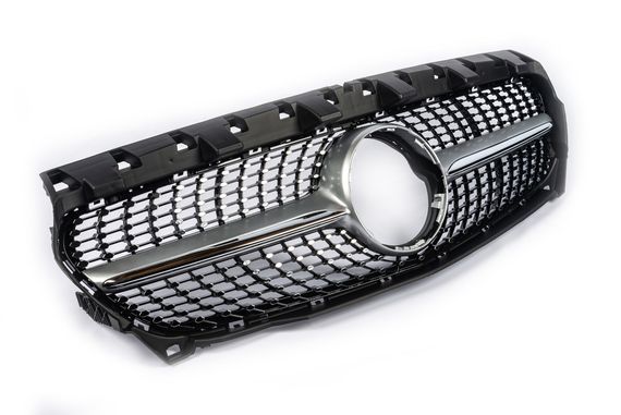 Передня решітка (2013-2016, Diamond Silver) для Mercedes CLA C117 рр | Зображення 2