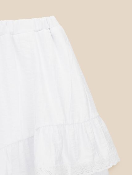 Спідниця однотонна жіноча LAWA WTC02494 S Білий shop (2000999612084) | Зображення 1