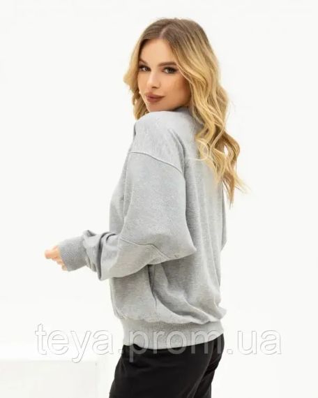 Толстовка колір сірий розмір XL FI_006763 | Зображення 1
