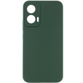 Чохол Silicone Cover Lakshmi Full Camera (AAA) для Motorola Edge 60 Pro Білий / White Зелений / Cyprus Green