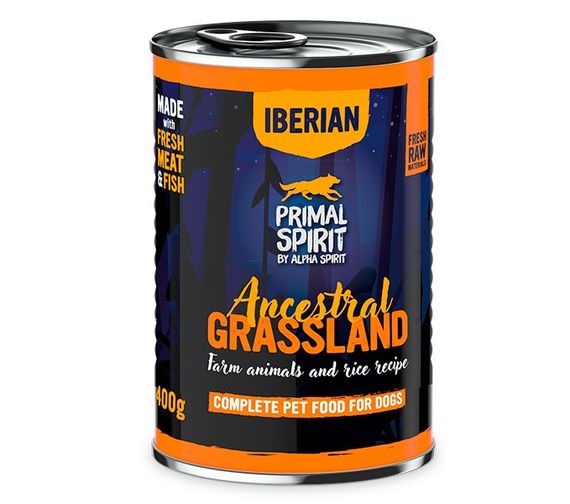 Вологий корм для собак зі свининою Primal Spirit Ancestral Grassland, 400 гр