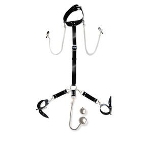 Бондажний набір з металевим анальним гаком Art of Sex Beatrice Bondage set with anal hook № 4