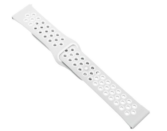 Спортивный ремешок Primo Perfor Sport для Garmin Vivoactive 3 / Vivomove HR / Forerunner 245/645 - Grey&White | Зображення 2