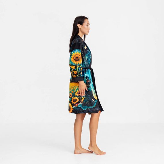 Халат жіночий з плюшевого велюру ексклюзивний Night 18311 L-XL | Зображення 3