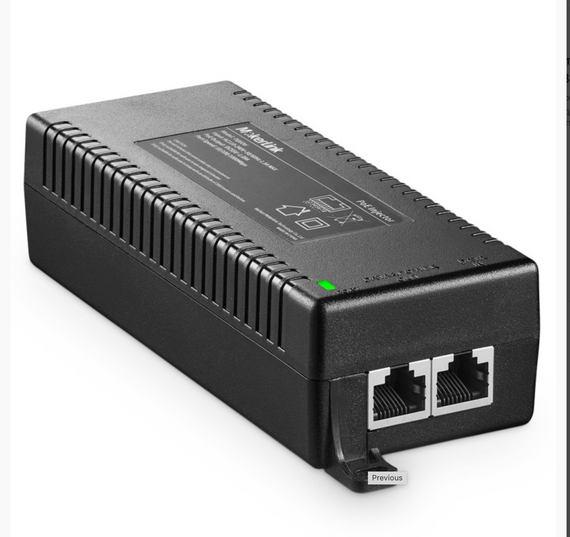 Адаптер PoE MokerLink Gigabit PoE, 802.3af/at/bt 60 Вт, 10/100/1000 Мбіт/с Ethernet, Plug & Play, до 100 м | Зображення 4