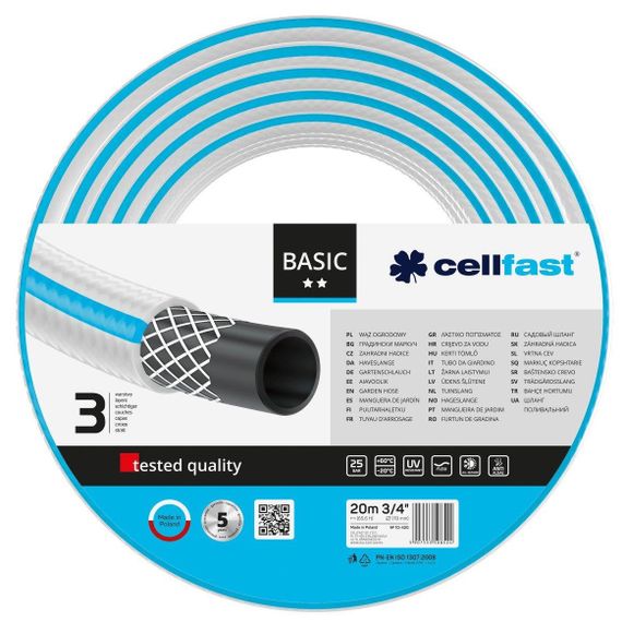 Садовий шланг Cellfast BASIC 3/4" 20 м 10-420