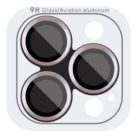 Защитное стекло Metal Classic на камеру (в упак.) для Apple iPhone 16 Pro (6.3") / 16 Pro Max (6.9")