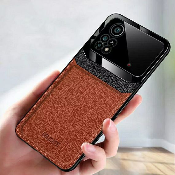 Чохол бампер DELICATE на Poco X4 Pro 5G колір Коричневий | Зображення 2