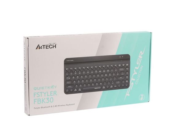 Клавіатура бездротова A4Tech Fstyler FBK30 (Black), колір чорний | Зображення 6