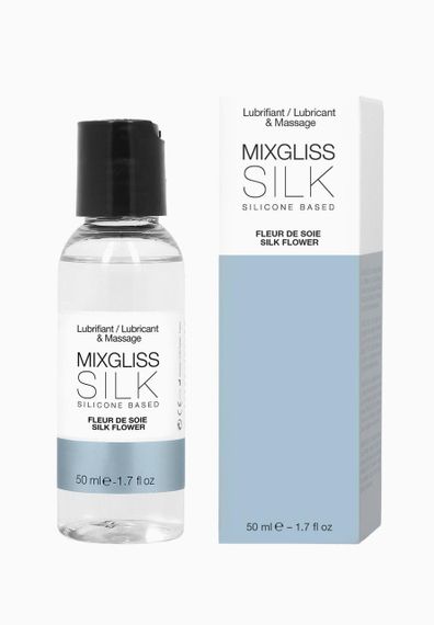 Лубрикант на силіконовій основі MixGliss SILK - FLEUR DE SOIE (50 мл) з квітковим ароматом sexstyle