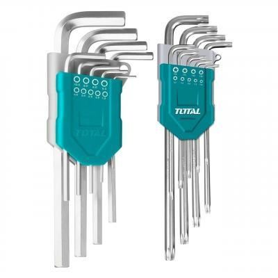 Набор инструментов Total ключей шестигранных+TORX 18шт. (THT106KT0181) | Зображення 1