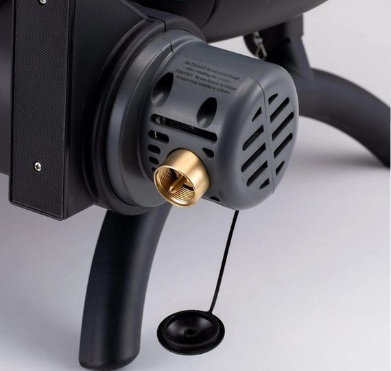 КОМПЛЕКТ Портативний переносний газовий гриль O-GRILL 600T, чорний + шланг в подарунок! Код: 011677 | Зображення 9