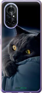 Чохол на Huawei Nova 8 Димчастий кіт "825u-2245-2448"