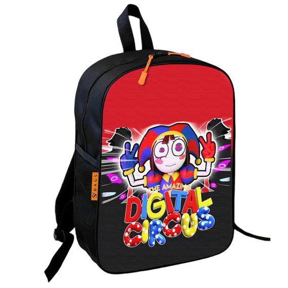 Набір дитячий цифровий цирк рюкзак 36х27см сумка-бананка, кружка з принтом для хлопчика (01618) | Зображення 1