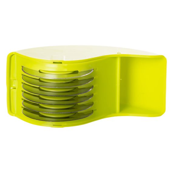 Ніж слайсер для зелені 6 лез ножа подрібнювач для зелені 15×6×8 (см) Салатовий HP-8-71 | Зображення 4