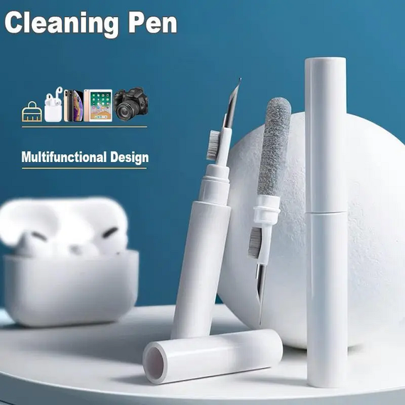 Ручка щетка 3 в 1 для чистки наушников и других гаджетов Multi Cleaning Pen | Зображення 5