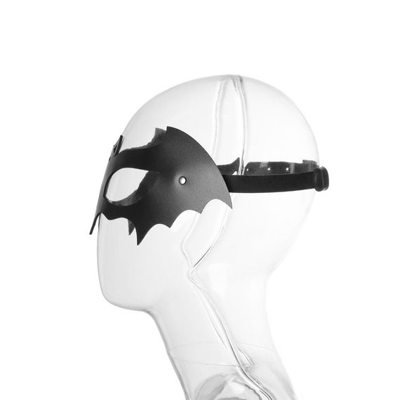 Маска на очі Bat La7 Black, натуральна шкіра | Зображення 5