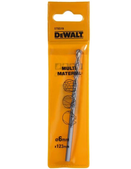 Свердло універсальне DeWALT діаметр 6 мм (DT6519) | Зображення 1