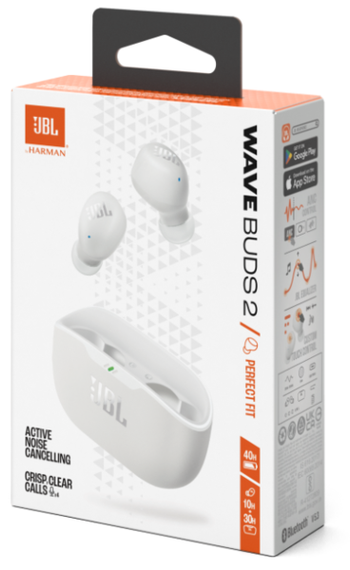Гарнітура JBL WAVE BUDS 2 White (JBLWBUDS2WHT) | Зображення 9