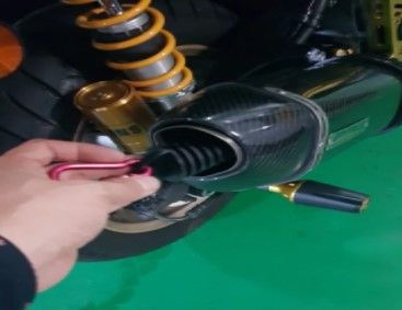 Заглушка выхлопной трубы малая 15*40*90 пробка для мойки 2T 4T ATV | Зображення 3