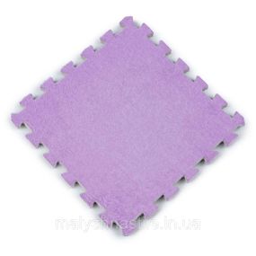 Пол-пазл плюшевый ФИОЛЕТОВЫЙ 30*30*1cm (D) SW-00002086