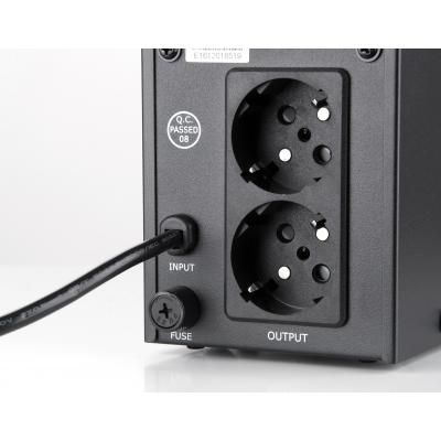 Пристрій безперебійного живлення Vinga LED 800VA metal case (VPE-800M) | Зображення 4