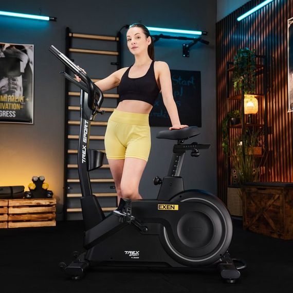 Велотренажер Trex Sport TX-950EB Exen електромагнітний чорний | Зображення 1