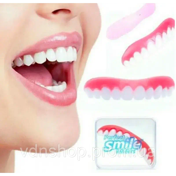 Знімні вініри Perfect Smile Veneers, вініри для зубів, накладні зуби, накладки для зубів | Зображення 1