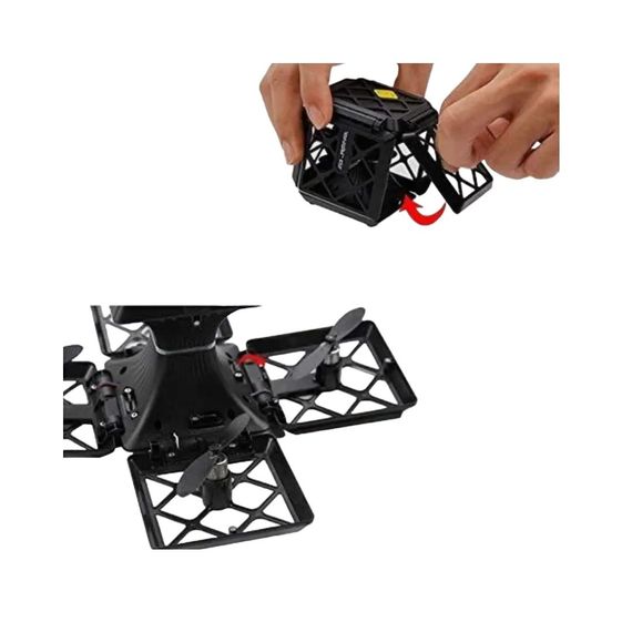 Квадрокоптер XPRO Black Knight Cube 414 WiFi (24) з камерою стабілізаційна система чорний(MER-14184_1032) | Зображення 3
